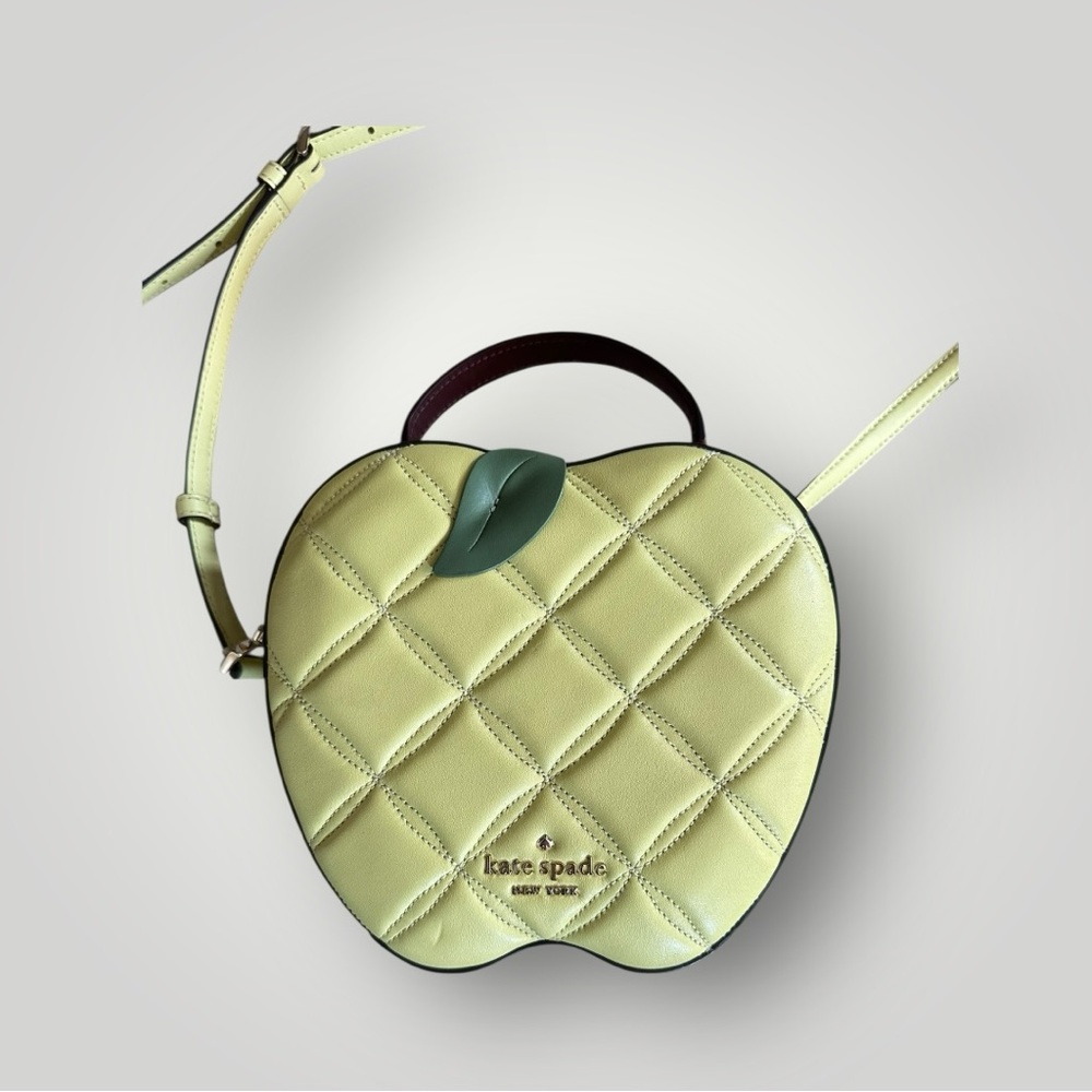 Kate Spade Green Quilted Crossbody Bag - Picture 3 of 16